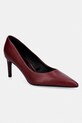 Δερμάτινες γόβες Calvin Klein ESS STILETTO 70 στιλέτο κόκκινο HW0HW02607
