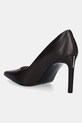 Boty Kožené lodičky Calvin Klein ESS STILETTO 90 HW0HW02608 burgundské