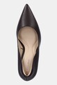 Kožené lodičky Calvin Klein ESS STILETTO 90 burgundské HW0HW02608