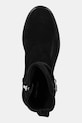 Замшевые ботинки Calvin Klein ANKLE BOOT W/ METAL LOGO SUE чёрный HW0HW02664