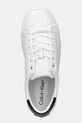 Шкіряні кросівки Calvin Klein LACE-UP SNEAKER LTH CK білий HW0HW02673