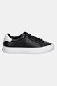 Calvin Klein sneakersy skórzane LACE-UP SNEAKER LTH CK HW0HW02673 czarny AW25
