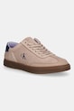 Δερμάτινα αθλητικά παπούτσια Calvin Klein LOW PRO CUPS LACE UP φλατ μπεζ HW0HW02683