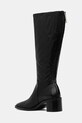 Обувь Кожаные сапоги Calvin Klein BLOCK HEEL KNEE BOOT LTH HW0HW02812 чёрный