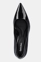 Calvin Klein szpilki skórzane ESS STILETTO 70 SHINY LTH czarny HW0HW02828