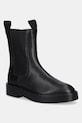 Кожаные полусапоги Calvin Klein CONVATE WELT CHELSEA LTH кожа чёрный YW0YW01905