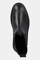 Кожаные полусапоги Calvin Klein CONVATE WELT CHELSEA LTH чёрный YW0YW01905