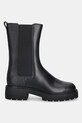 Δερμάτινες μπότες τσέλσι Calvin Klein CHUNKY HIGH CHELSEA YW0YW01909 μαύρο AW25