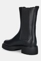 Παπούτσια Δερμάτινες μπότες τσέλσι Calvin Klein CHUNKY HIGH CHELSEA YW0YW01909 μαύρο