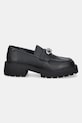 Calvin Klein bőr mokaszin CHUNKY LOAFER LTH HW YW0YW01912 fekete AW25