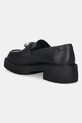 Cipők Calvin Klein bőr mokaszin CHUNKY LOAFER LTH HW YW0YW01912 fekete