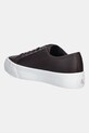 Обувь Кроссовки Calvin Klein VULC FLATF LACE UP LTH CK YW0YW01932 коричневый