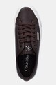 Кроссовки Calvin Klein VULC FLATF LACE UP LTH CK коричневый YW0YW01932