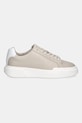 Kožne tenisice Calvin Klein CHUNKY CUPSOLE LACEUP LTH YW0YW01947 bež AW25