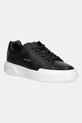 Δερμάτινα αθλητικά παπούτσια Calvin Klein CHUNKY CUPSOLE LACEUP LTH άλλο μαύρο YW0YW01947