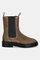 Σουέτ μπότες τσέλσι Calvin Klein CONVAVE WELT CHESEA SUEDE YW0YW01969 καφέ AW25