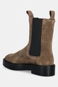 Παπούτσια Σουέτ μπότες τσέλσι Calvin Klein CONVAVE WELT CHESEA SUEDE YW0YW01969 καφέ