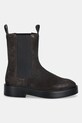 Σουέτ μπότες τσέλσι Calvin Klein CONVAVE WELT CHESEA SUEDE YW0YW01969 καφέ AW25