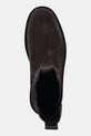 Σουέτ μπότες τσέλσι Calvin Klein CONVAVE WELT CHESEA SUEDE καφέ YW0YW01969