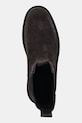Σουέτ μπότες τσέλσι Calvin Klein CONVAVE WELT CHESEA SUEDE καφέ YW0YW01969