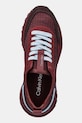 Calvin Klein sneakers HIKE RUNNER CASUAL NY-SU AOP burgundia YW0YW01995