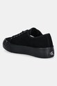 Obuwie Calvin Klein tenisówki zamszowe VULC FLATF LACE UP SUE/WL CK YW0YW02000 czarny