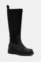 Calvin Klein kalosze HIGH RAINBOOT NEOPRENE czarny YW0YW02002