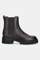 Шкіряні черевики Calvin Klein CHUNKY CHELSEA BOOT LTH YW0YW02072 бордо AW25