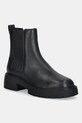 Шкіряні черевики Calvin Klein CHUNKY CHELSEA BOOT LTH без утеплення чорний YW0YW02072