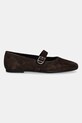 Balerinke od brušene kože Vagabond Shoemakers JOLIN 5608.040.32 smeđa AW25