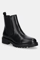 Δερμάτινες μπότες τσέλσι Vagabond Shoemakers KENOVA φλατ μαύρο 6041.001.20
