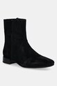 Vagabond Shoemakers botki zamszowe MONA płaski czarny 5955.040.20