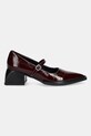 Vagabond Shoemakers czółenka skórzane VIVIAN 5553.060.38 bordowy AW25
