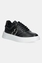 Furla sneakersy skórzane Lace-Up Sneaker platforma czarny YJ92SPT.A.0203.F2200