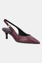 Furla szpilki skórzane Sfera Slingback 5-8 cm fioletowy YJ07SFE.X30000.26700