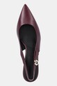 Furla szpilki skórzane Sfera Slingback fioletowy YJ07SFE.X30000.26700