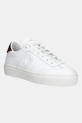 Кожени маратонки Furla Enjoy Lace-Up Sneaker равна бял YJ10ENJ.BX4054.4187S