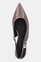 Furla szpilki skórzane Sfera Slingback brązowy YJ07SFE.X30000.MA200