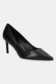 Кожаные полусапоги BOSS Gracey 5-8 см чёрный 50548540.001