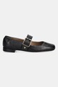 BOSS balerini de piele Luara 50548547.001 negru AW25