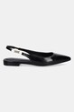 BOSS balerini de piele Gracey 50548586.001 negru AW25