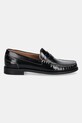 BOSS mocasini de piele Lycia 50548570.001 negru AW25