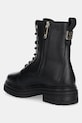 Obuwie Tommy Hilfiger workery skórzane TH PLAQUE PEBBLE LACE BOOT FW0FW08767 czarny