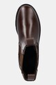 Tommy Hilfiger sztyblety skórzane TH LTHR MID CHELSEA brązowy FW0FW08770