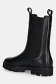 Παπούτσια Δερμάτινες μπότες τσέλσι Tommy Hilfiger TH LTHR MID CHELSEA FW0FW08770 μαύρο