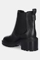 Обувь Кожаные полусапоги Tommy Hilfiger TH LEATHER CHELSEA CLEATED HEEL FW0FW08774 чёрный