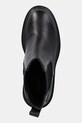 Кожаные полусапоги Tommy Hilfiger TH LEATHER CHELSEA CLEATED HEEL чёрный FW0FW08774