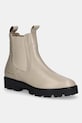 Кожаные полусапоги Tommy Hilfiger TH LTHR LOW CHELSEA без утепления бежевый FW0FW08775