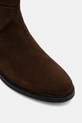 Μπότες σούετ Tommy Hilfiger FLAG SUEDE LONG BOOT καφέ FW0FW08779