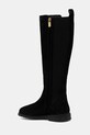 Obuwie Tommy Hilfiger kozaki zamszowe FLAG SUEDE LONG BOOT FW0FW08779 czarny